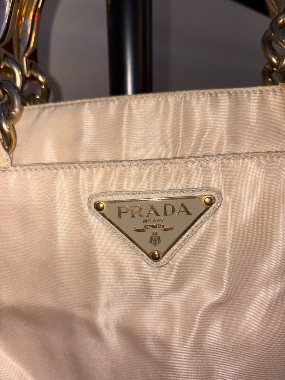 Prada 2000-2013 Tessuto Metal Handle Handbag - Picture 5 of 9